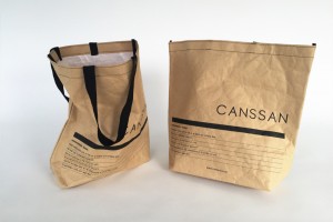 Sac réutilisable kraft personnalisé en tissu non tissé imprimé