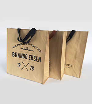 fabricant de sac kraft réutilisable personnalisé factory of kraft paper reusable bags fabriek van kraft papieren non woven draagtassn